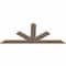 Ekena Millwork Saratoga Smooth Timber Gable Bracket, Douglas Fir, 72"W x 30"H x 1 1/2"D x 5 1/2"F, 10/12 Pitch GBW072X30X0206SAR00SDF - alternate 3